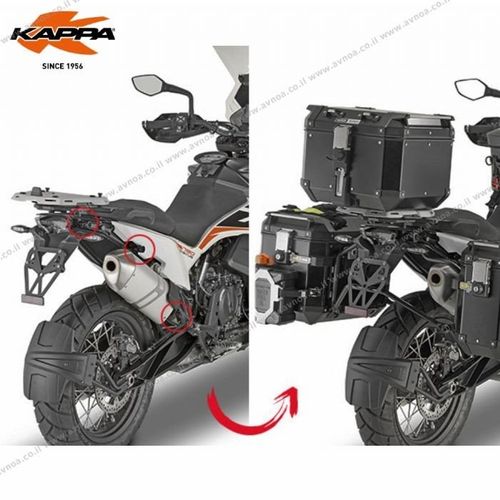 סבל/מנשא למזוודות צד KAPPA KTM 890 Adventure Husqvarna Norden 901 21-24