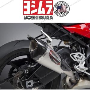 מפלט YOSHIMURA BMW S1000RR 17-19 ALPHA T WORKS FINISH טיטניום\קרבון