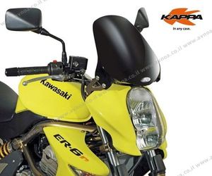 מגן רוח אוניברסלי 245N KAPPA for Naked bikes שחור