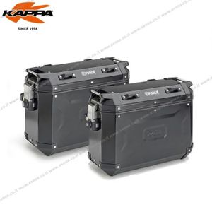 זוג ארגזי אלומניום 37 ליטרים KAPPA MONOKEY® K´FORCE שחור