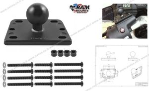 בסיס מרובע לכוסית שמן Ram Mount