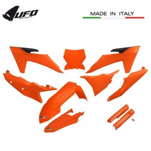 סט פלסטיקה כולל מגיני בולמים UFO KTM SX/SXF 23-24 כתום