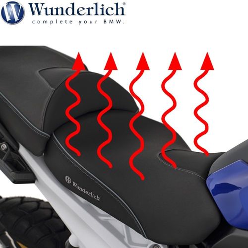 כיסא קומפורט קדמי מונמך עם חימום BMW R1300GS 24-25 שחור Wunderlich