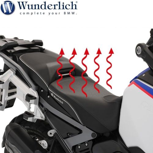 כיסא קומפורט קדמי מונמך עם חימום BMW R1300GS Adventure 2025 שחור Wunderlich