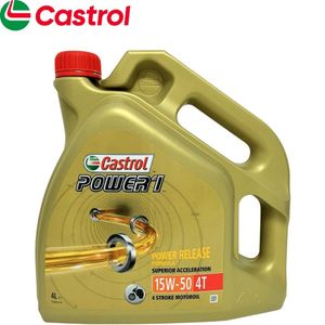 שמן מנוע חצי סינטטי Castrol 15W50 4L