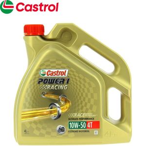 שמן מנוע סינטטי מלא Castrol Power1 Racing 10W-50 4L