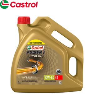 שמן מנוע סינטטי מלא Castrol Power1 Racing 10W-60 4L