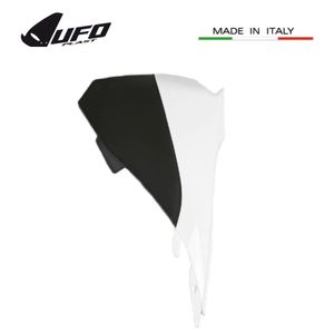 כיסוי תיבת אויר צד שמאל UFO KTM SX85 13-17 שחור/לבן
