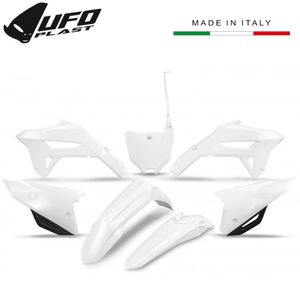 סט פלסטיקה UFO HONDA CRF250R 22-24/CRF450R 21-24 צבע לבן