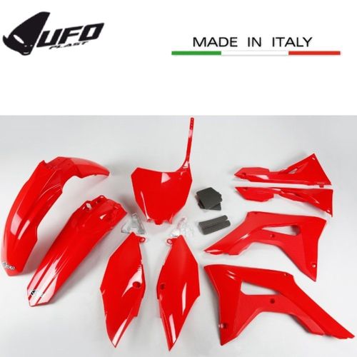 סט פלסטיקה UFO HONDA CRF250 18-21/CRF450 17-20 כולל תיבת אויר אדום