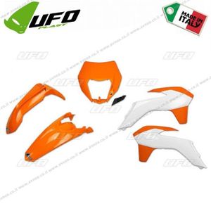 סט פלסטיקה UFO KTM EXC 14-16 צביעה מקורית 2016 כולל מסגרת פנס