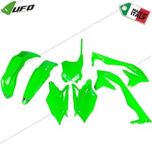 סט פלסטיקה קומפלט UFO KAWASAKI KXF250 2017 ירוק זרחני