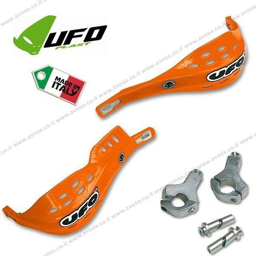 מגיני ידיים לכידון מחוזק באלומיניום UFO JUMPY כתום
