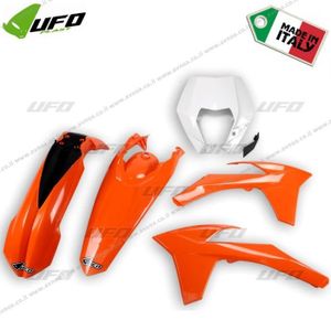 סט פלסטיקה UFO KTM EXC/EXC-F 12-13 צביעה מקורית כולל מסגרת פנס