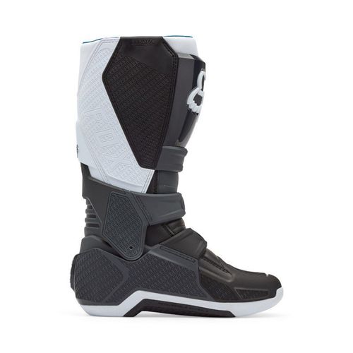 מגף רכיבה פוקס לבן / אפור / שחור - FOX MOTION BOOT V26