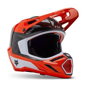 קסדת פוקס קרבון אדום - FOX V3 RS INFINTE V25