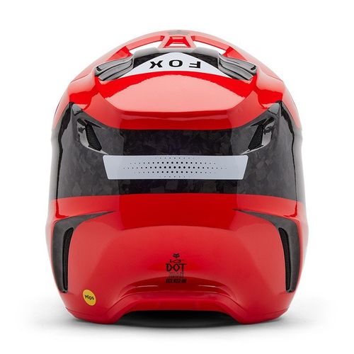 קסדת פוקס קרבון אדום - FOX V3 RS INFINTE V25