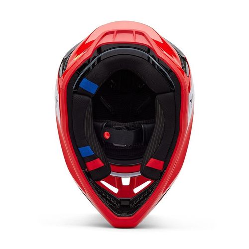 קסדת פוקס קרבון אדום - FOX V3 RS INFINTE V25