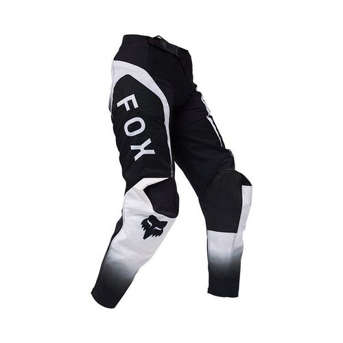 חליפת ילדים פוקס 180 שחור / לבן - FOX YTH 180 LEAN V25