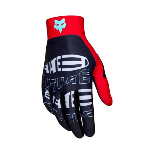 כפפות רכיבה פוקס כחול / אדום - FLEXAIR GLOVE ELEVATED V25