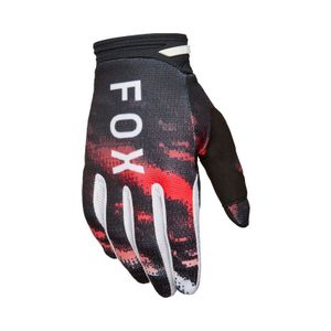 כפפות רכיבה פוקס שחור / אדום - FOX 180 KAIROS GLOVE V26