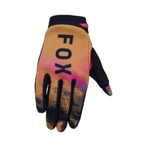כפפות פוקס ילדים שחור / כתום - FOX 180 YTH KAIROS GLOVES V26