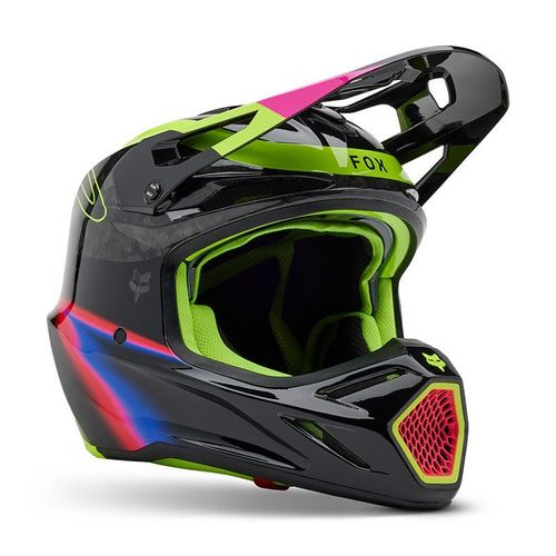 קסדת פוקס קרבון שחור - FOX V3 RS ENERGY V25