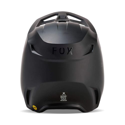 קסדת פוקס שחור מט - FOX V1 SOLID