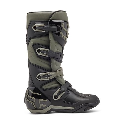 מגף רכיבה פוקס שחור / ירוק- FOX BOOTS COMP X V24