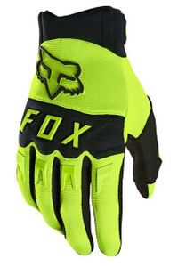 כפפות רכיבה פוקס צהוב / שחור - FOX DIRTPAW V23