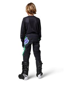 חולצת ילדים פוקס 180 שחור - FOX 180 TOXSYK YOUTH V23