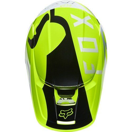 קסדה ילדים לאופנוע שטח V1 צהוב / אפור - YOUTH V1 SKEW HELMET