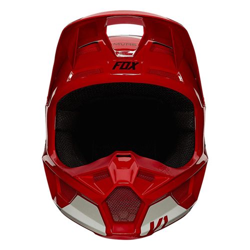 קסדה ילדים לאופנוע שטח אדום / לבן - YOUTH V1 REVN HELMET