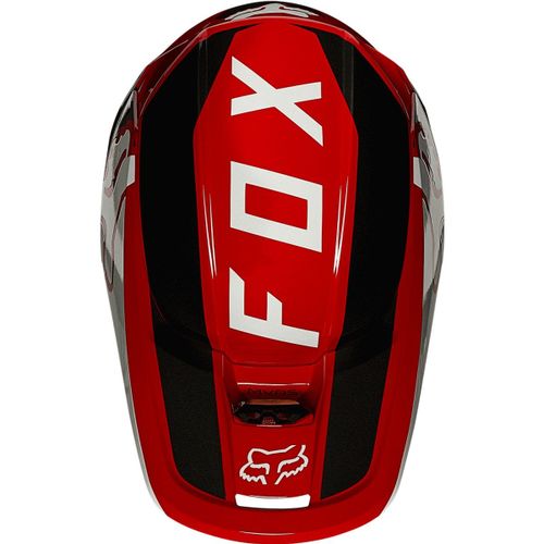 קסדה ילדים לאופנוע שטח אדום / לבן - YOUTH V1 REVN HELMET