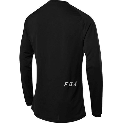 חולצת בסיס ארוכה לרכיבת שטח שחור - TECBASE LS SHIRT