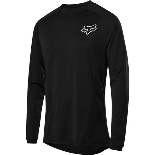 חולצת בסיס ארוכה לרכיבת שטח שחור - TECBASE LS SHIRT