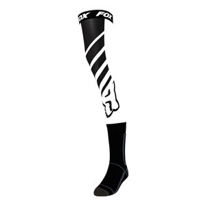 גרב מוטוקרוס שחור / לבן - MACH ONE KNEE BRACE SOCK