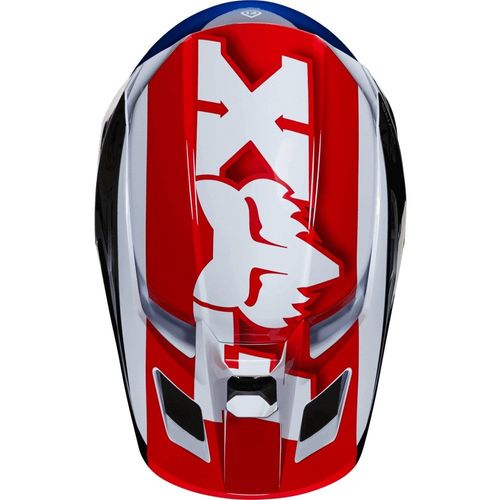 קסדה ילדים לאופנוע שטח אדום / כחול - YOUTH V2 HAYL HELMET