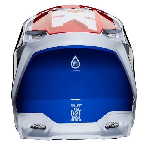 קסדה ילדים לאופנוע שטח אדום / כחול - YOUTH V2 HAYL HELMET
