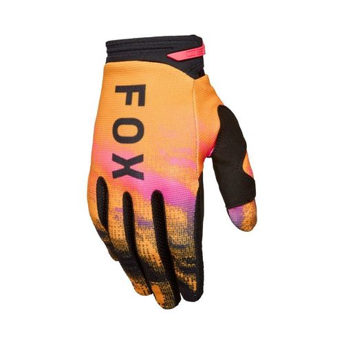 כפפות רכיבה פוקס כתום / שחור - FOX 180 KAIROS GLOVE V26