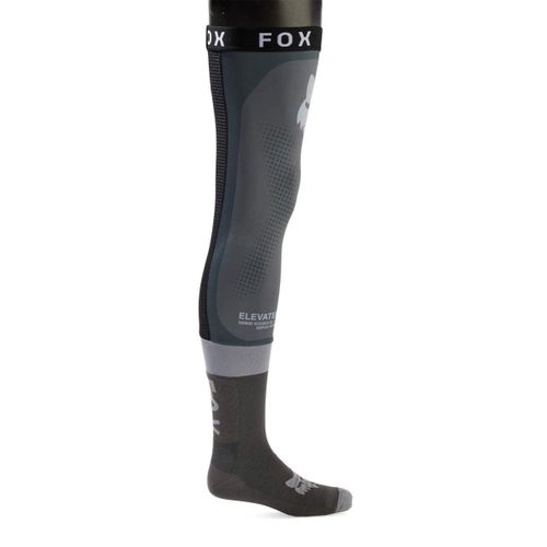 גרבי רכיבה פוקס אפור - FOX FLEXAIR KNEE BRACE SOCKS V24