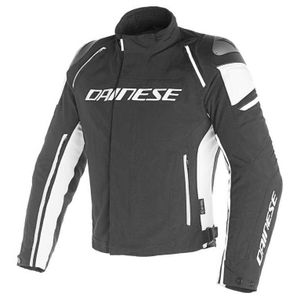 מעיל חורף גברים דיינז שחור/ לבן – DAINESE RACING 3 D DRY
