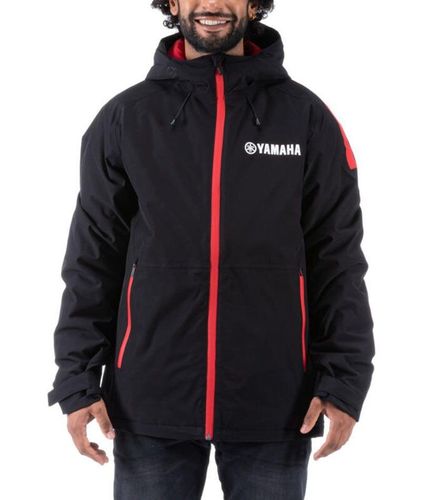 מעיל רכיבה קז׳ואל ימאהה שחור/ אדום – YAMAHA SCOTIA REVS CASUAL JACKET BLACK