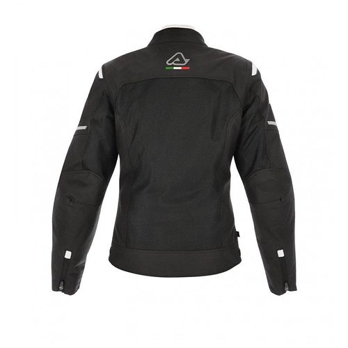 מעיל רב עונתי נשים אצ'רביס שחור/ לבן – ACERBIS RUBY
