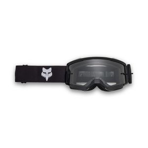 משקפי אבק ילדים פוקס שחור – עדשה שקופה – FOX YTH MAIN CORE GOGGLES