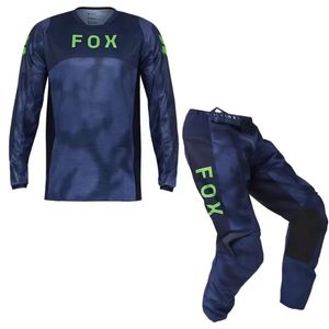 חליפת רכיבה ילדים פוקס 180 כחול/ ירוק – FOX 180 YOUTH TAUNT V25