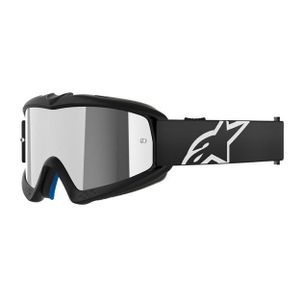 משקפי אבק ילדים אלפינסטארס שחור/ עדשת מראה – ALPINESTARS VISION YOUTH CORP