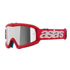 משקפי אבק ילדים אלפינסטארס אדום/ עדשת מראה – ALPINESTARS VISION YOUTH BLAZE