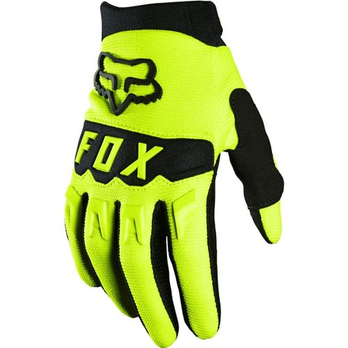 כפפות רכיבה ילדים פוקס צהוב – FOX YTH DIRTPAW GLOVE