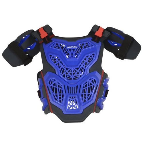 מגן גוף מאוורר ילדים אצ'רביס כחול/ שחור – ACERBIS GRAVITY JUNIOR ROOST